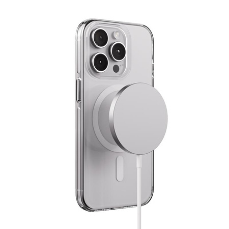 Crong Clear MAG Pro - Étui MagSafe pour iPhone 15 Pro (transparent)