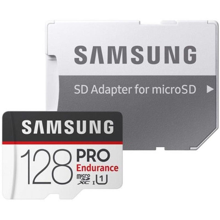 Samsung microSDXC Pro Endurance - 128 GB Class 10 UHS-I/U1 100/30 MB/s memory card with adapter