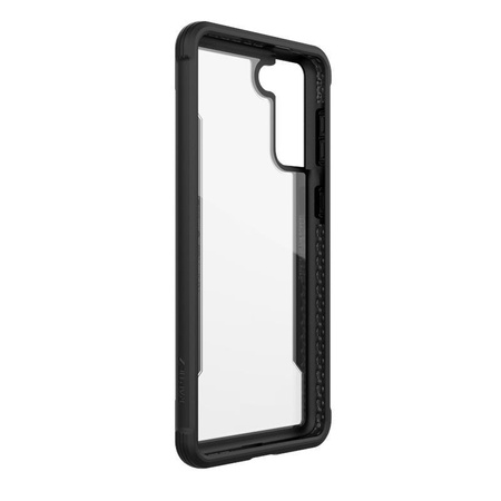 X-Doria Raptic Shield - Samsung Galaxy S21+ Aluminiumgehäuse (antimikrobieller Schutz) (Schwarz)