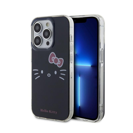 Hello Kitty IML Kitty Face - pouzdro pro iPhone 13 Pro Max (černé)