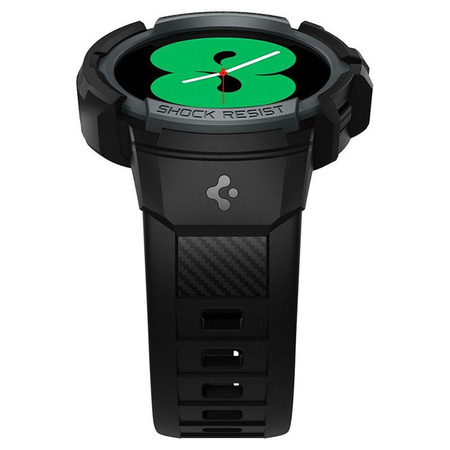 Spigen Rugged Armor Pro - Pasek + etui do Samsung Galaxy Watch 4 / 5 44 mm (Grafitowy)