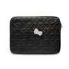 Hello Kitty Zip PU Quilted Bows Sleeve - 13" / 14" Notebook Case (black)