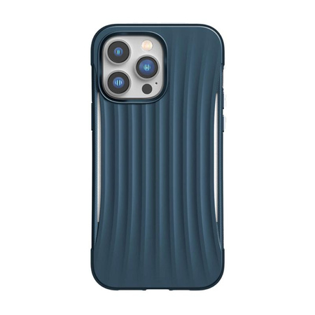 X-Doria Raptic Clutch - Étui biodégradable pour iPhone 14 Pro Max (testé en chute libre à 3 m) (Bleu)