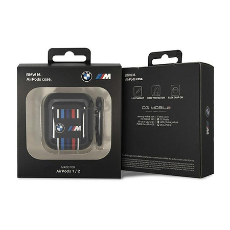 BMW Multiple Coloured Lines - Case for Apple AirPods 1/2 gen (Black)