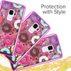 Zizo Liquid Glitter Star Case - Etui Samsung Galaxy S9 (Donuts)