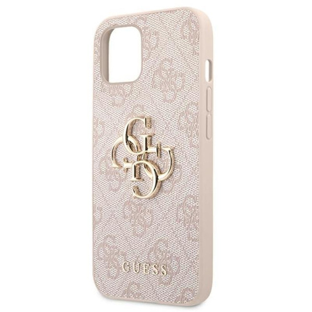 Guess 4G Big Metal Logo - Case for iPhone 13 (Pink)