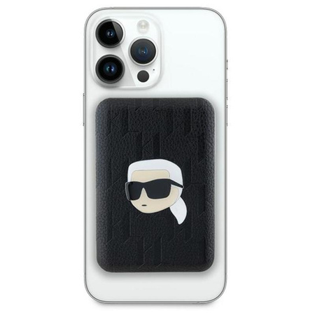 Karl Lagerfeld Karl Head Pin MagSafe - Power Bank 5000 mAh 15W à induction (noir)