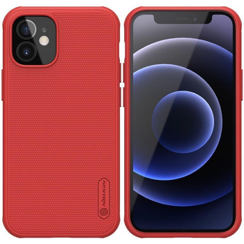 Nillkin Super Frosted Shield Pro - Coque pour Apple iPhone 12 Mini (Rouge)