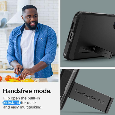 Spigen Tough Armor - Schutzhülle für Samsung Galaxy S24+ (Schwarz)