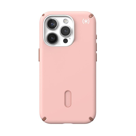 Speck Presidio2 Pro ClickLock & MagSafe - iPhone 15 Pro tok (Dahlia Pink/Rose Copper)