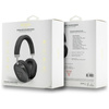 Guess Metallic Triangle Logo - Casque intra-auriculaire sans fil Bluetooth V5.3 (noir)