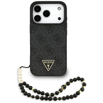 Guess 4G Strap Triangle Logo MagSafe - Case for iPhone 17 Pro (black)