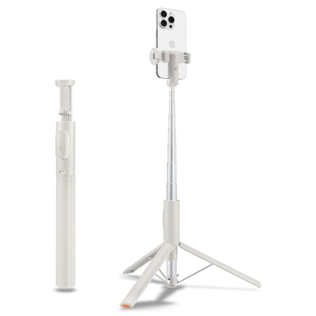 Spigen S541W Bluetooth Selfie Stick állvány - okostelefon állvány / szelfibot tartó (Dune Beige)