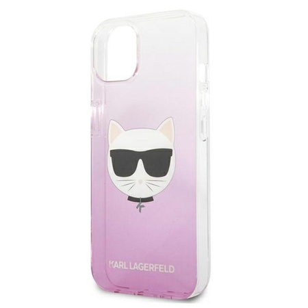 Karl Lagerfeld Choupette Head - Coque iPhone 13 Mini (rose)