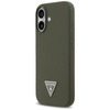 Guess Silicone Triangle Logo MagSafe - Pouzdro iPhone 17 (khaki)