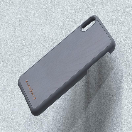 Nordic Elements Original Gefion - Drewniane etui iPhone Xs Max (Mid Grey)