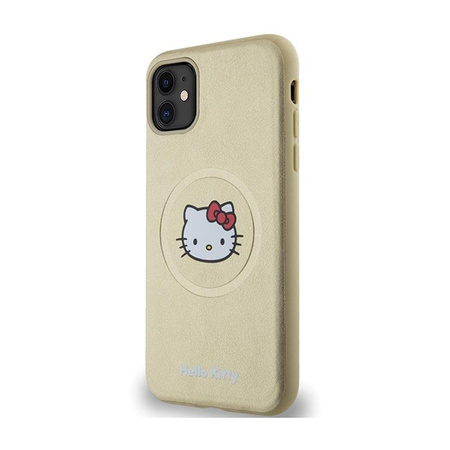 Hello Kitty Leather Kitty Head MagSafe - étui pour iPhone 11 (or)