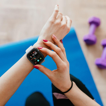 Spigen Thin Fit - Gehäuse für Apple Watch 8 / Watch 7 45 mm (schwarz)