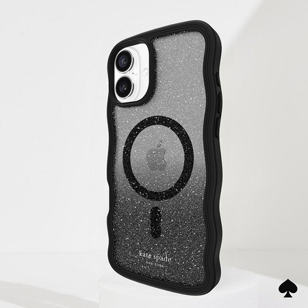 Kate Spade New York Wavy MagSafe - Hülle für iPhone 16 Plus (Nightfall)