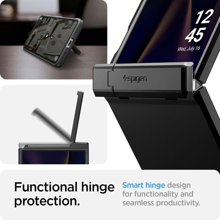 Spigen Tough Armor Pro MagSafe - Etui pour Samsung Galaxy Z Flip 7 (Noir)