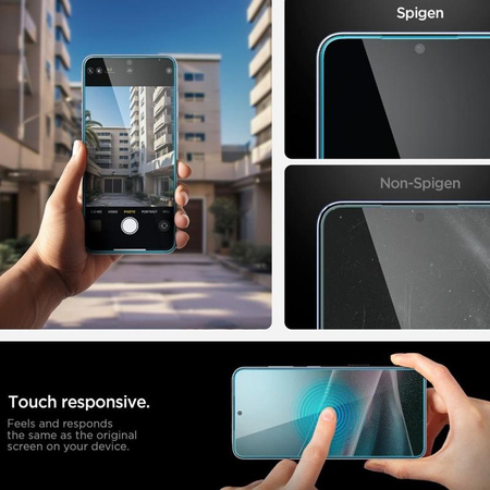 Spigen GLAS.TR EZ Fit Pro - Verre trempé pour Samsung Galaxy S25 Edge