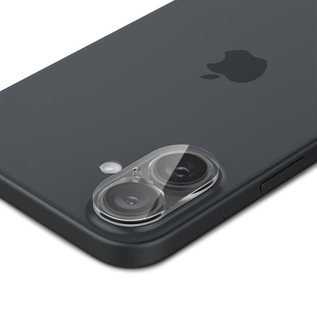 Spigen Optik GLAS.TR Camera Protector 2-Pack - Szkło ochronne na obiektyw do iPhone 16 / 16 Plus (2 szt) (Przezroczysty)