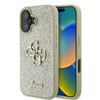 Pouzdro Guess Fixed Glitter Big 4G - iPhone 16 Plus (zlaté)