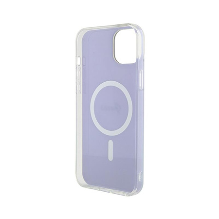 Guess IML Iridescent MagSafe - iPhone 15 Plus Case (purple)