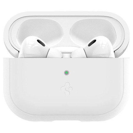 Spigen Silicone Fit Strap - Hülle für Apple AirPods Pro 1 / 2 (Weiß / Grau)