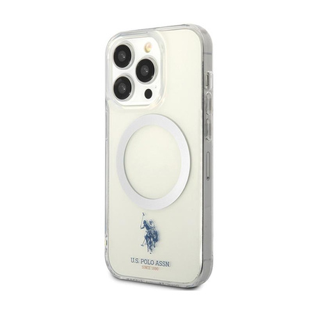 US Polo Assn MagSafe Collection - iPhone 15 Pro Case (transparent)