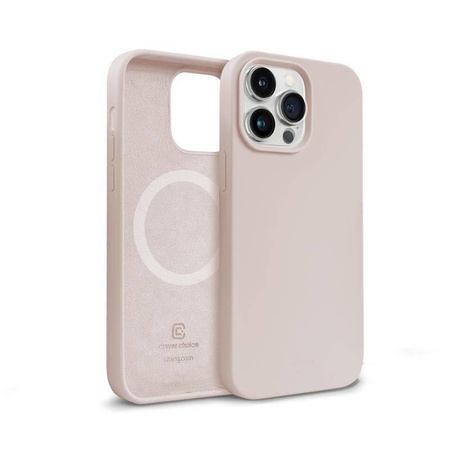 Crong Color Cover Magnetic - iPhone 14 Pro Max MagSafe Case (Sand Pink)