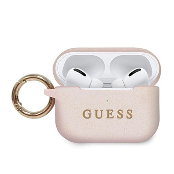 Étui en silicone Guess - Étui AirPods Pro (rose clair)