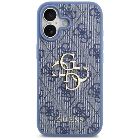 ETUI DO IPHONE 17 GUESS NIEBIESKIE ORYGINALNE ELEGANCKIE CASE PLECKI