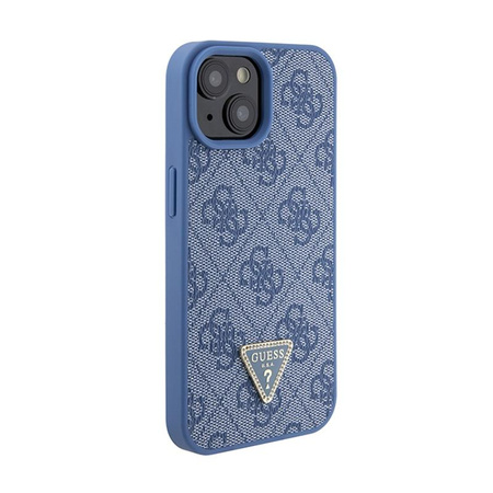 Guess Crossbody 4G Metal Logo - Coque iPhone 15 (bleu)