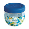 Quokka Bubble Food Jar - Kunststoff-Lebensmittelbehälter / Lunchbox 770 ml (Blue Peonies)