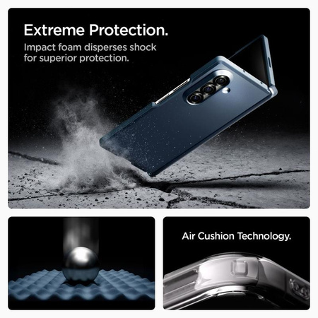 Spigen Tough Armor Pro Mag MagSafe - Case for Samsung Galaxy Z Fold 7 (Metal Slate)