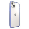 Speck Presidio Perfect-Clear mit Aufprallgeometrie - iPhone 15 Plus / 14 Plus Hülle mit MICROBAN-Beschichtung (Clear / Grounded Purple)