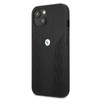 BMW Leder Curve Perforate HC - Tasche für iPhone 13 mini (schwarz)