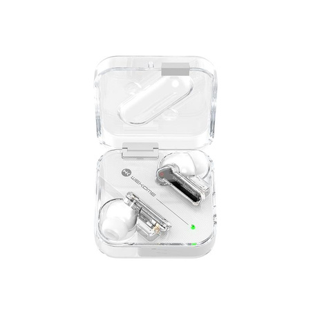 WEKOME V51 Vanguard Series - V5.1 TWS Wireless Bluetooth Headphones with Charging Case (White)
