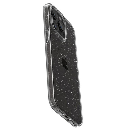 Spigen Liquid Crystal Glitter - tok iPhone 15 Pro készülékhez (átlátszó)