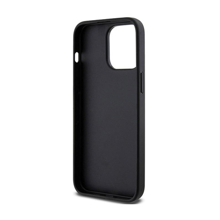 Karl Lagerfeld Gripstand Saffiano Choupette tűk - iPhone 13 Pro tok (fekete)