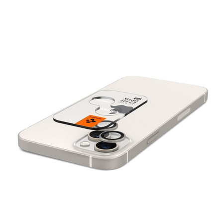 Spigen Optik.TR Camera Lens Protector - Szkło ochronne na obiektyw do Apple iPhone 14 / iPhone 14 Plus (2 szt) (księżycowa poświata)
