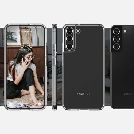 Spigen Liquid Crystal - tok Samsung Galaxy S22 készülékhez (átlátszó)