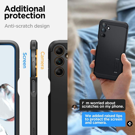 Spigen Tough Armor - pouzdro pro Samsung Galaxy A15 4G/5G (černé)