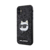 Karl Lagerfeld NFT Glitter Choupette Patch - pouzdro pro iPhone 11 (černé)