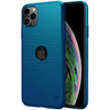 Nillkin Super Frosted Shield - Coque Apple iPhone 11 Pro Max avec découpe logo (Peacock Blue)