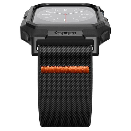 Spigen Lite Fit "Pro" - Case with strap for Apple Watch 4/5/6/7/8/9/SE 44/45 mm (Matte Black)