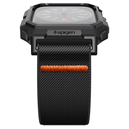 Spigen Lite Fit "Pro" - tok szíjjal Apple Watch 4/5/6/7/8/9/9/SE 44/45 mm-es órához (matt fekete)