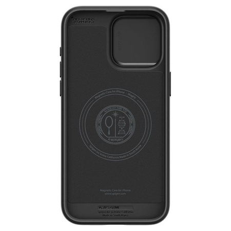 Spigen Optik Armor Mag MagSafe - Etui do iPhone 15 Pro (Czarny)