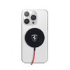 Logo Ferrari MagSafe Shield - MagSafe 15W indukční nabíječka (černá)